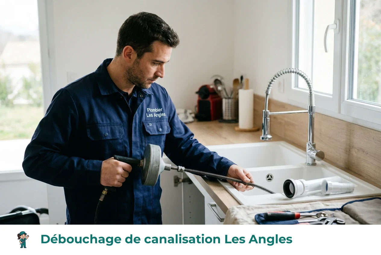 Débouchage de canalisation à Les Angles