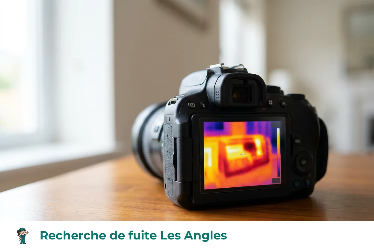 Recherche de fuite à Les Angles