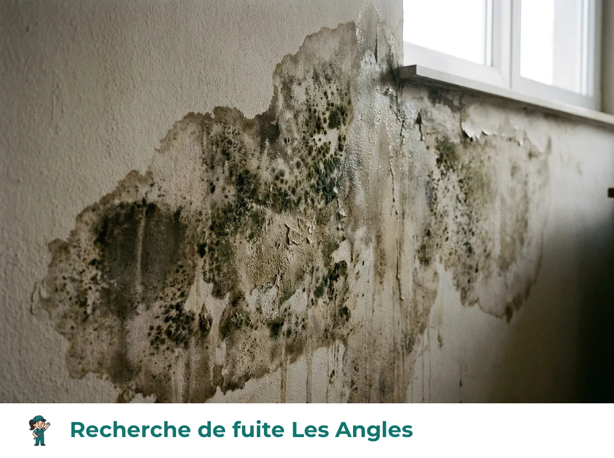 Recherche de fuite à Les Angles
