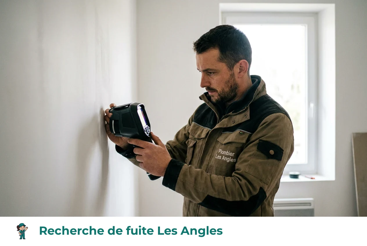 Recherche de fuite à Les Angles