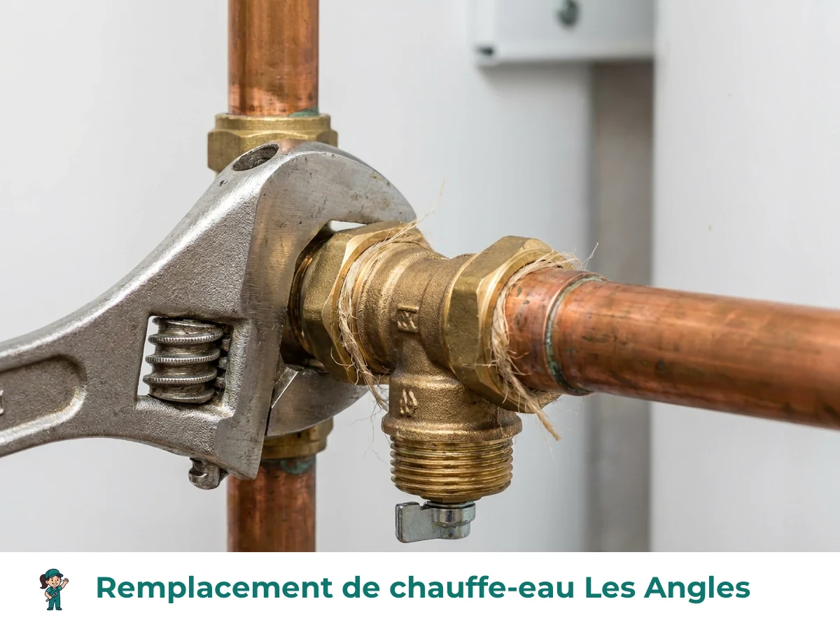 Remplacement de chauffe-eau à Les Angles