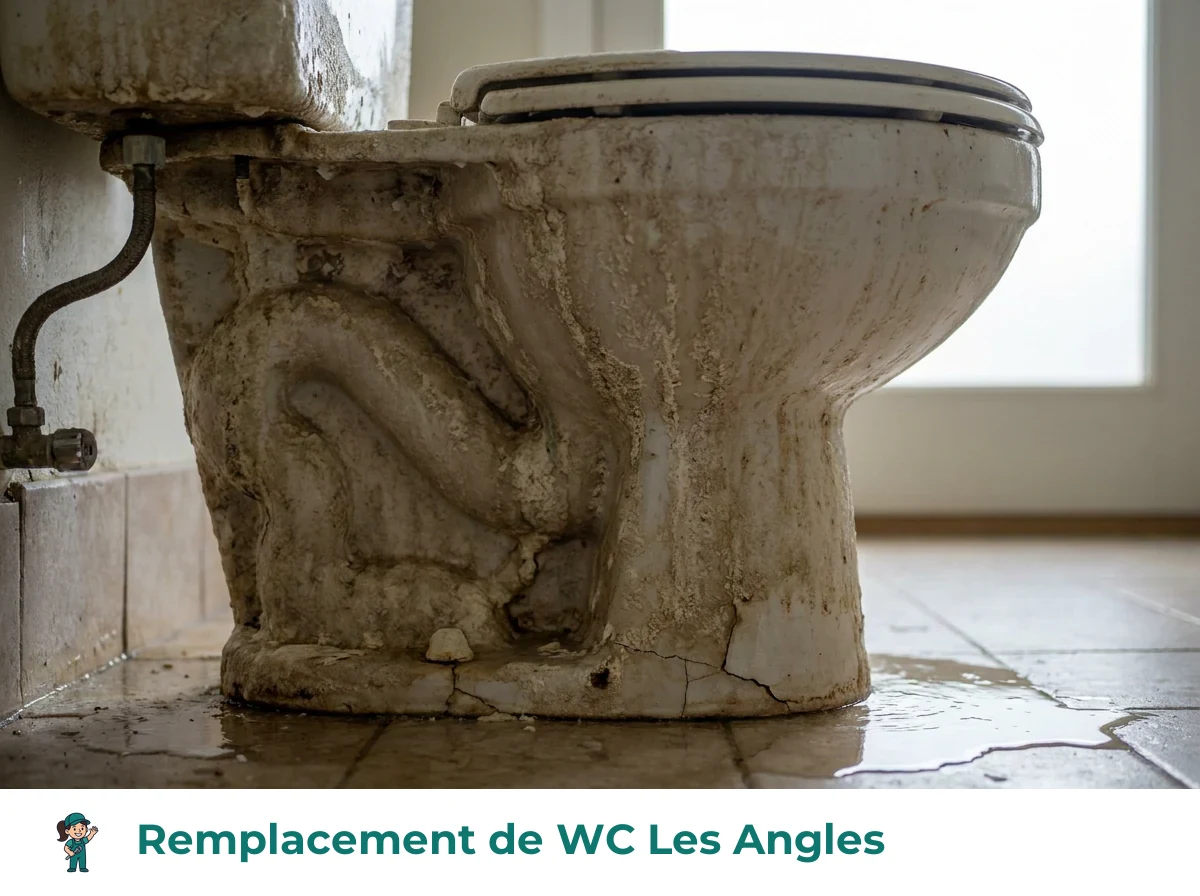 Remplacement de WC à Les Angles