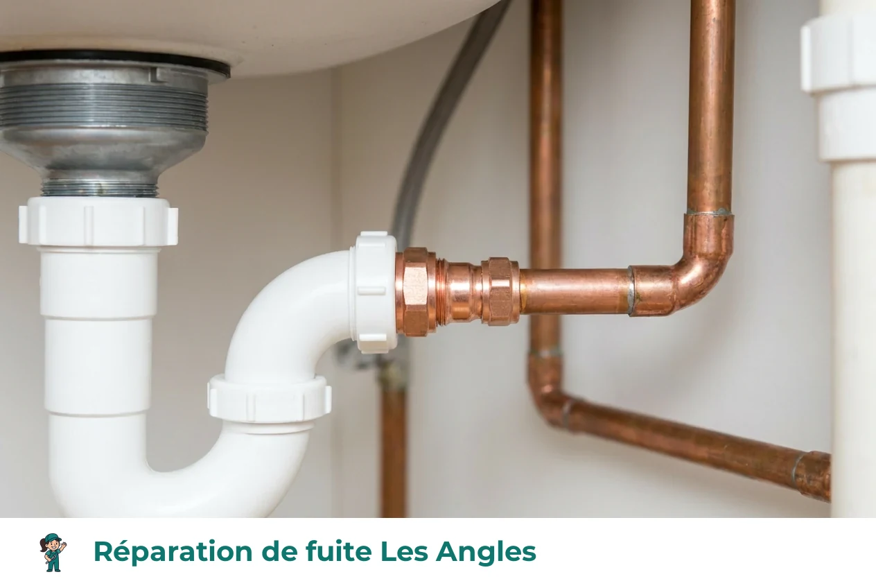 Réparation de fuite à Les Angles